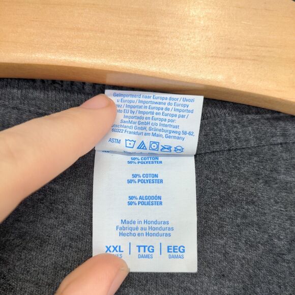 Port & Company Women's Miller Brewing Co Graphic T-Shirt Gray XXL Logo - Picture 10 of 13